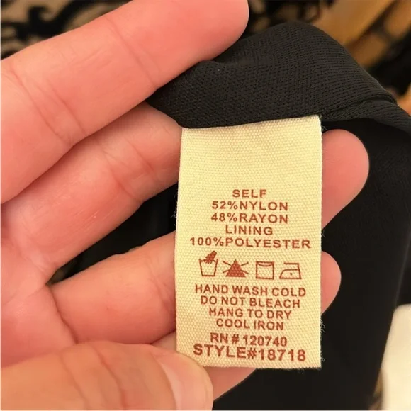 Mystree Black and Brown Floral Midi Dress - Picture 2 of 10